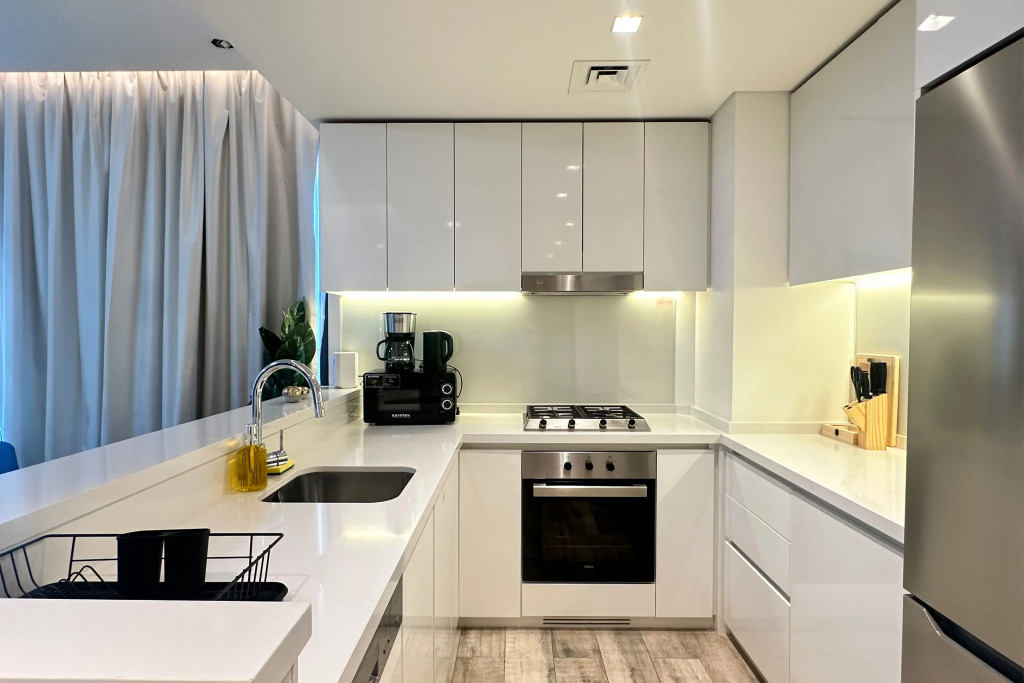 Апартаменты Vserve Modern Oasis: Canal & Burj Views