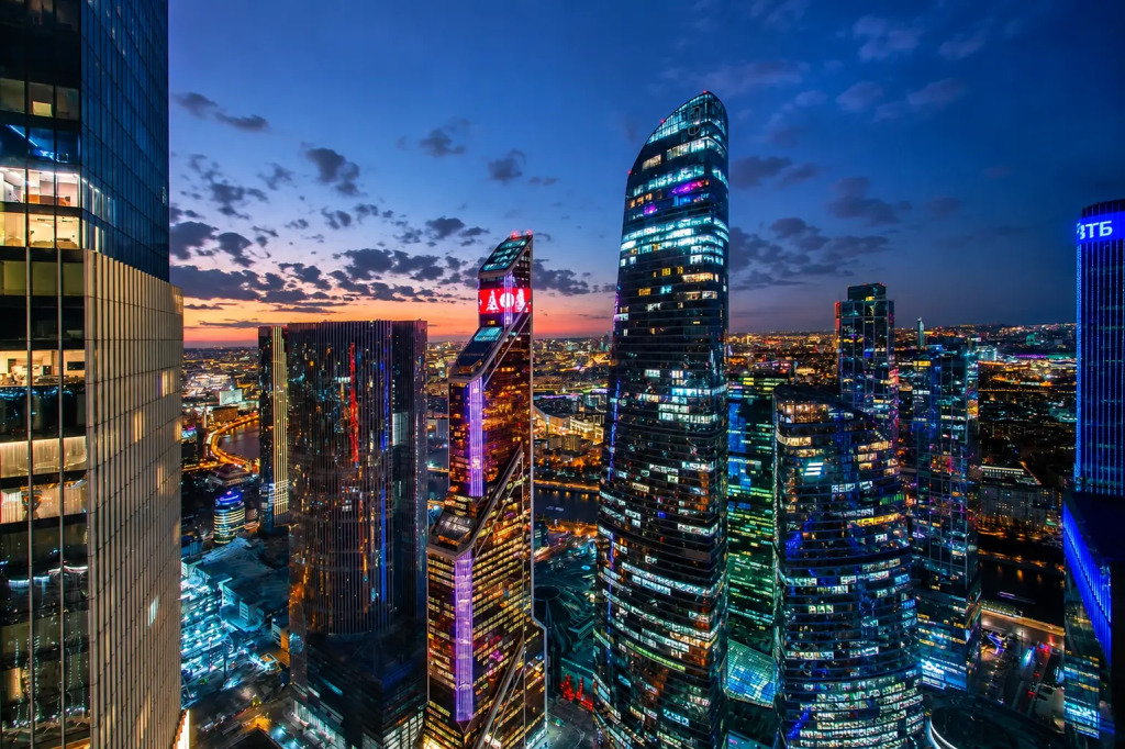 Апартаменты В сердце Москва-Сити Панорама с 62 этажа