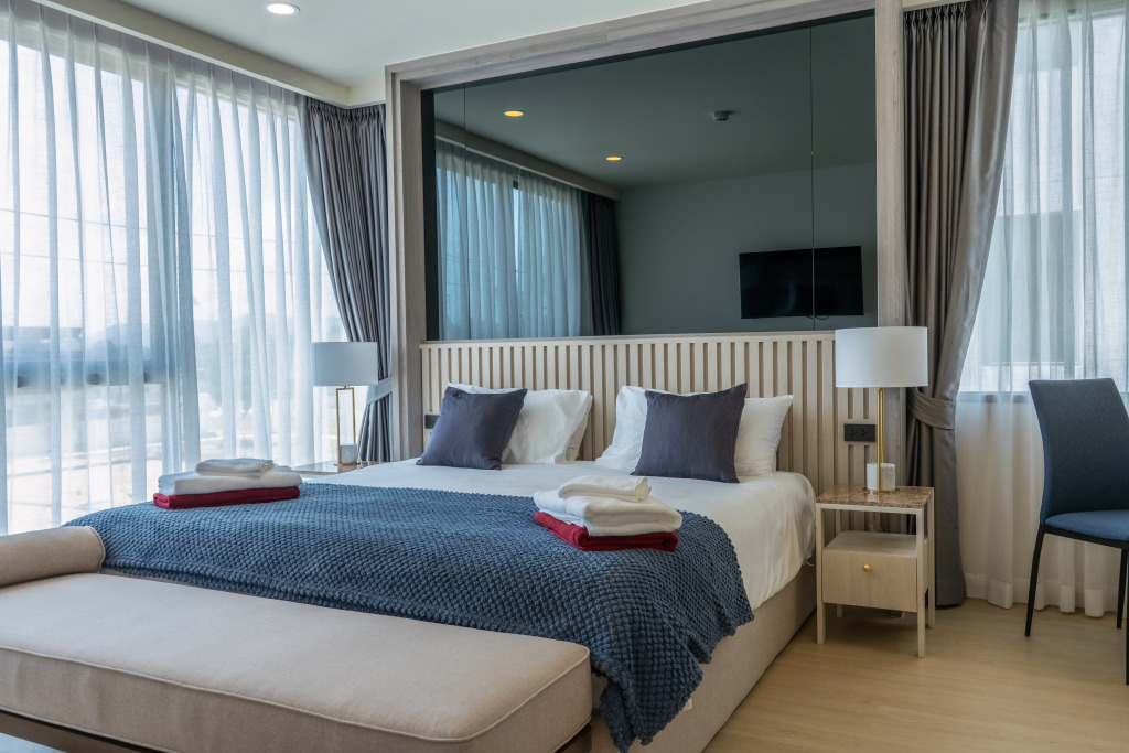 Апартаменты Spacious 2-Bedroom Apartment in Ozone Oasis Bang Tao