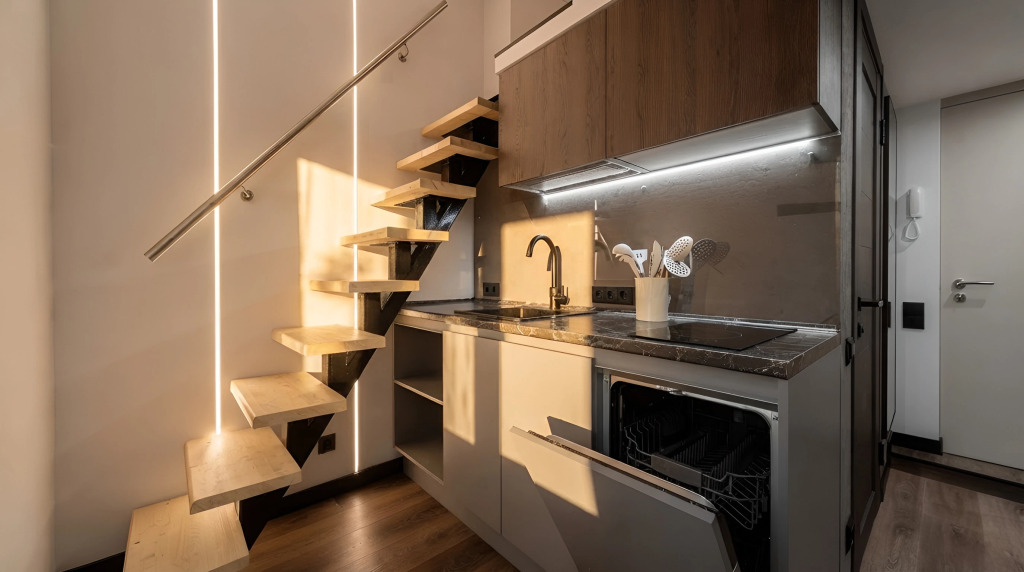 Апартаменты Двухуровневые в 2 минутах от метро