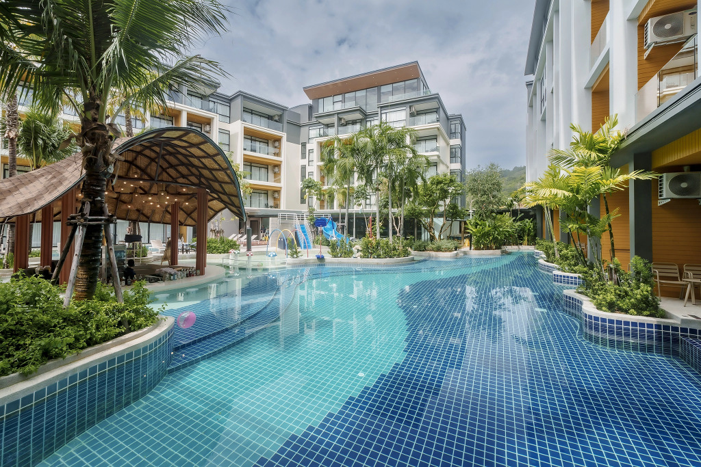 Апартаменты Pool View Condo 2204 Wyndham Garden Naithon Phuket