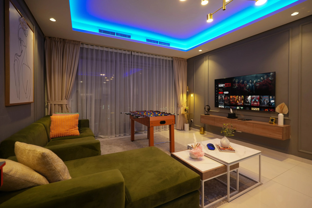 Апартаменты Exclusive Paramount 2BR - Skyline & Game Nights