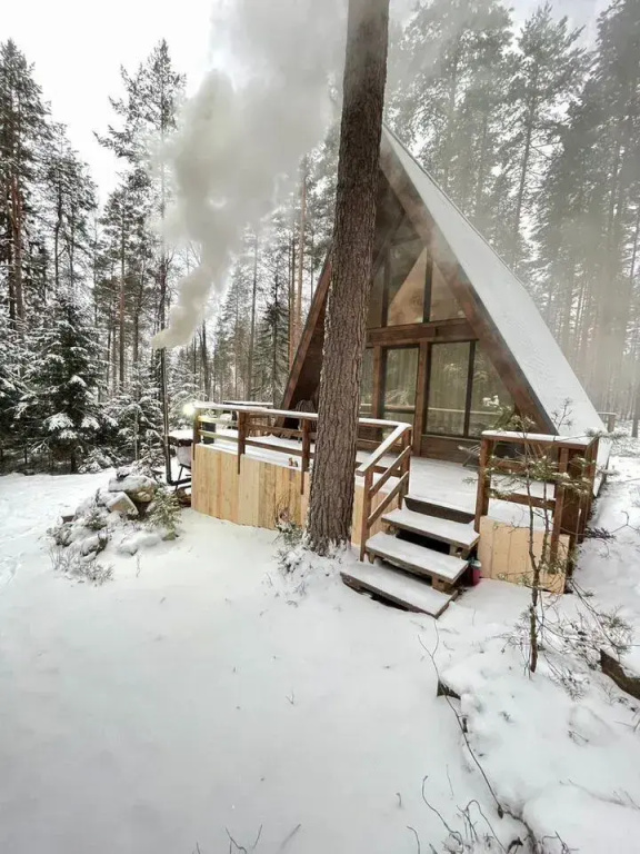 Частный дом Уютный дoм A-frame