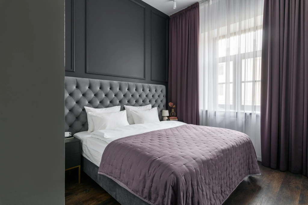Апартаменты Sergeew Apartments Премиум с кухней в апарт-отеле Аквалина
