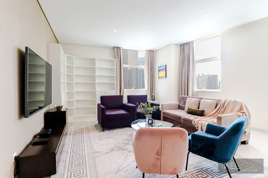 Апартаменты WelHome - Luxury Living in Business Bay 2BR + Maid's Room