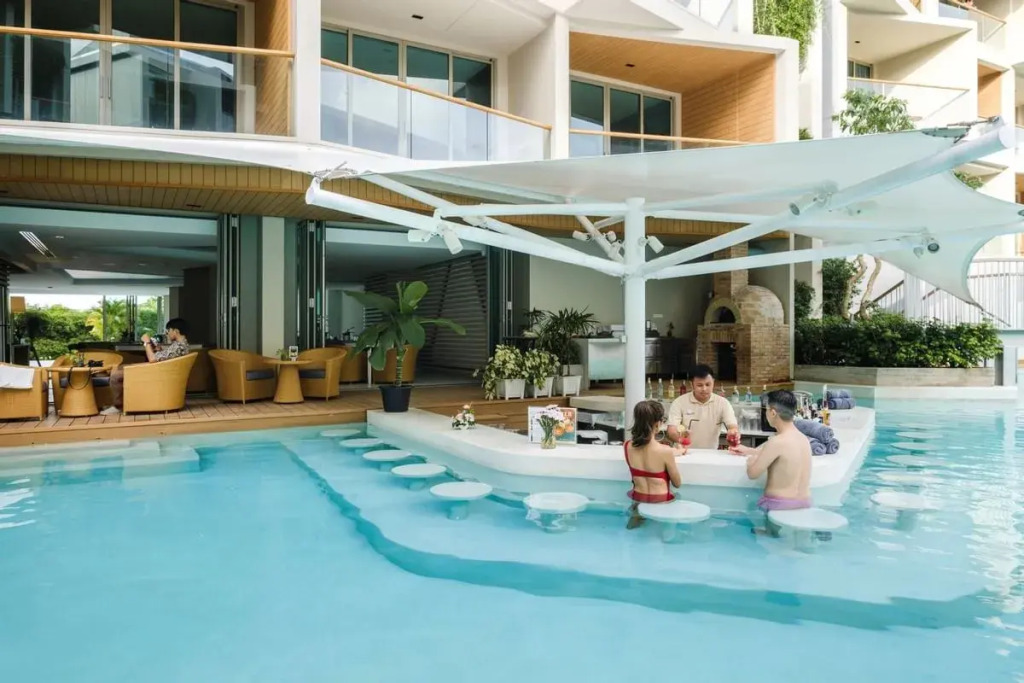 Апартаменты Wyndham Gardens 1320 Studio 1min from Naithon Beach