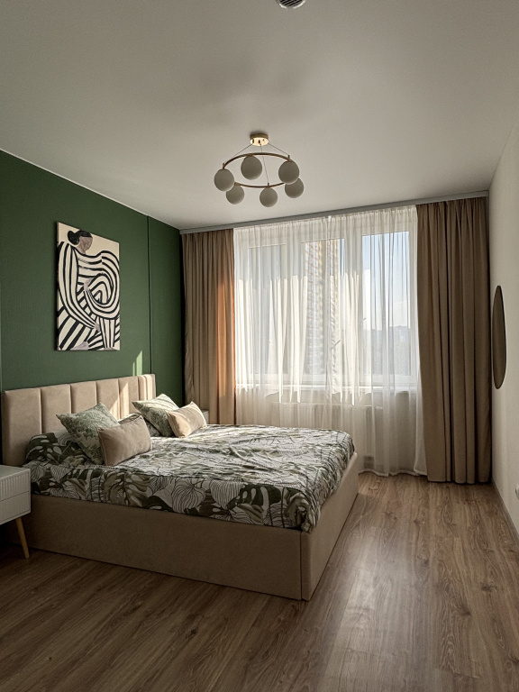 Квартира Уютная 2к квартира Green&Beige в Академическом