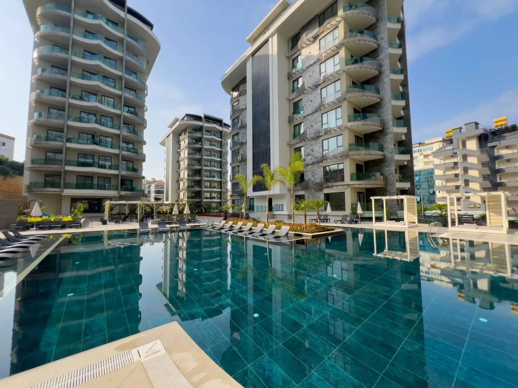 Апартаменты 1+1 Qoople Excellence A45 в 100 метрах от моря