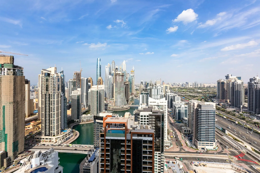 Апартаменты Marriott 1BR with Dubai Marina View