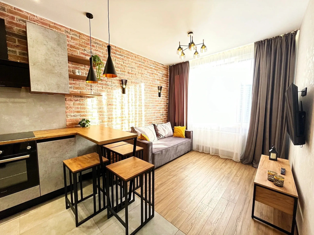 Квартира бизнес-класса Mila Apart в стиле Лофт