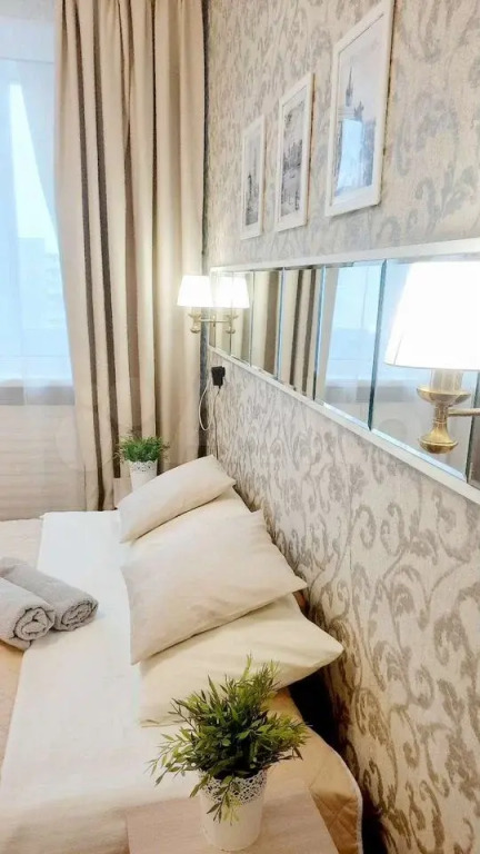 Квартира 1-комнатная 34 м² - 2 кровати