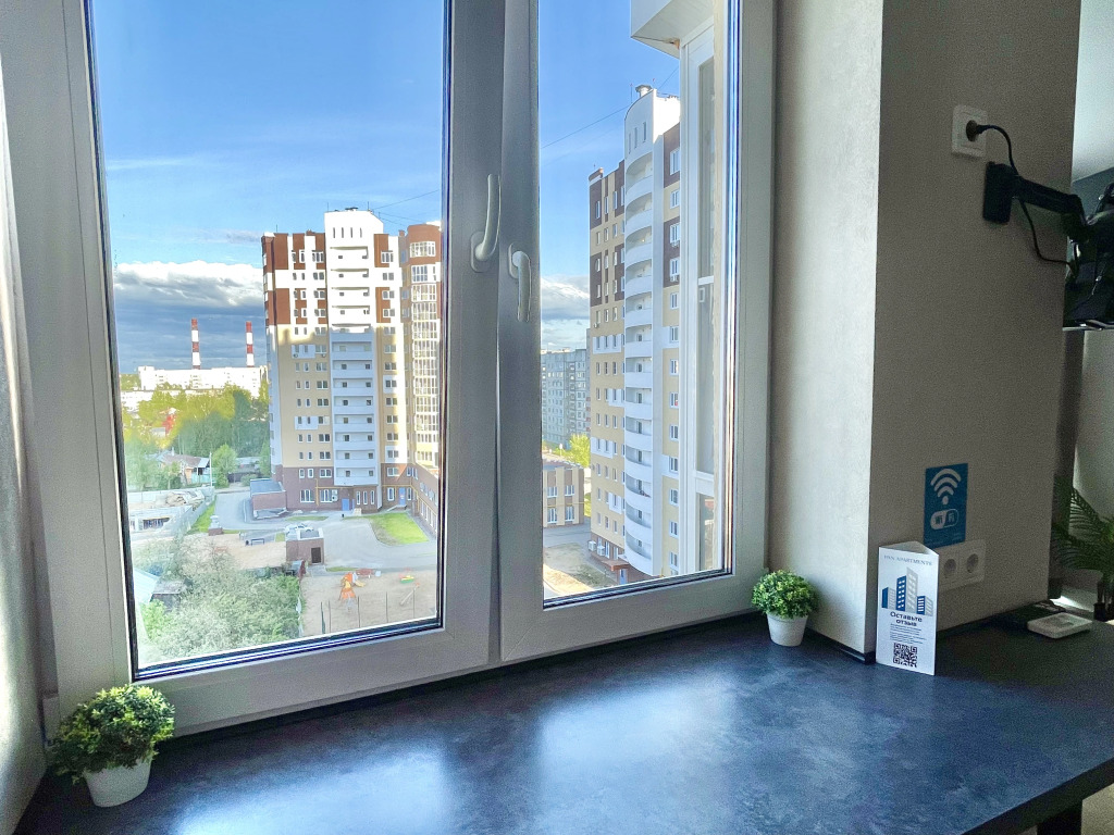 Квартира-студия сети "PanApartments" в самом центре города