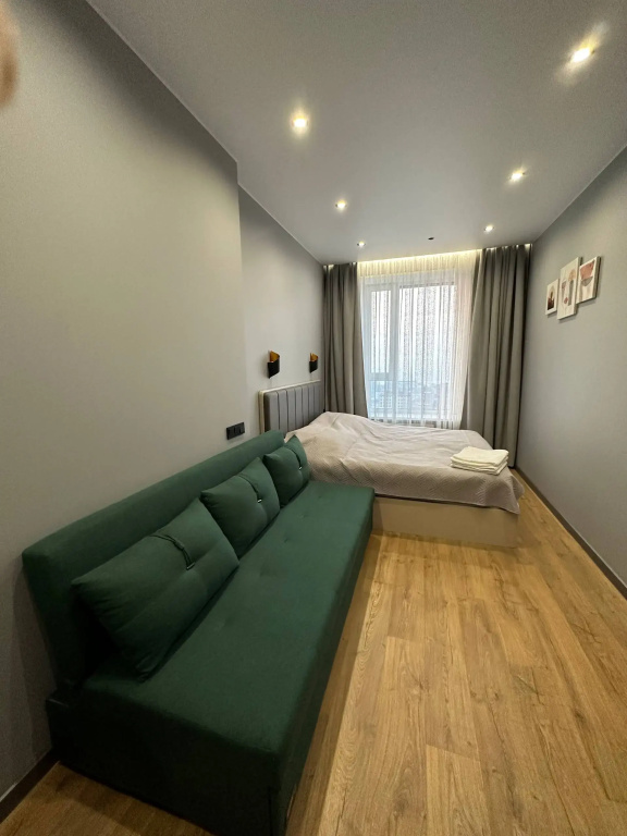 Квартира студия с видом на море, 25 м², 2 кровати