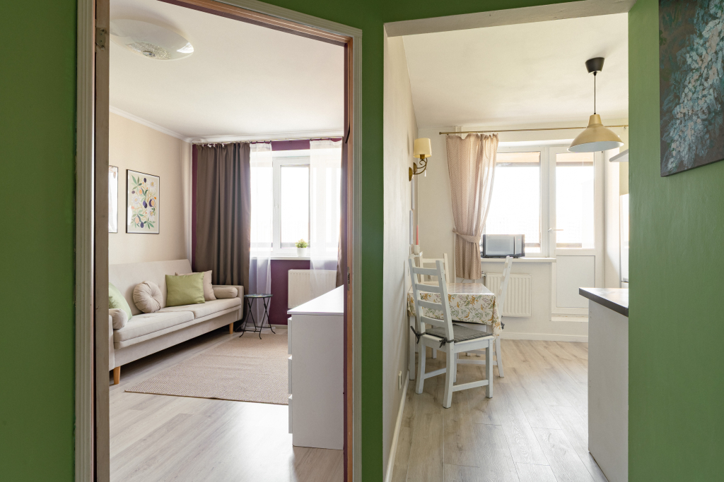 Квартира RoomyRoom с кондиционером у метро Парнас