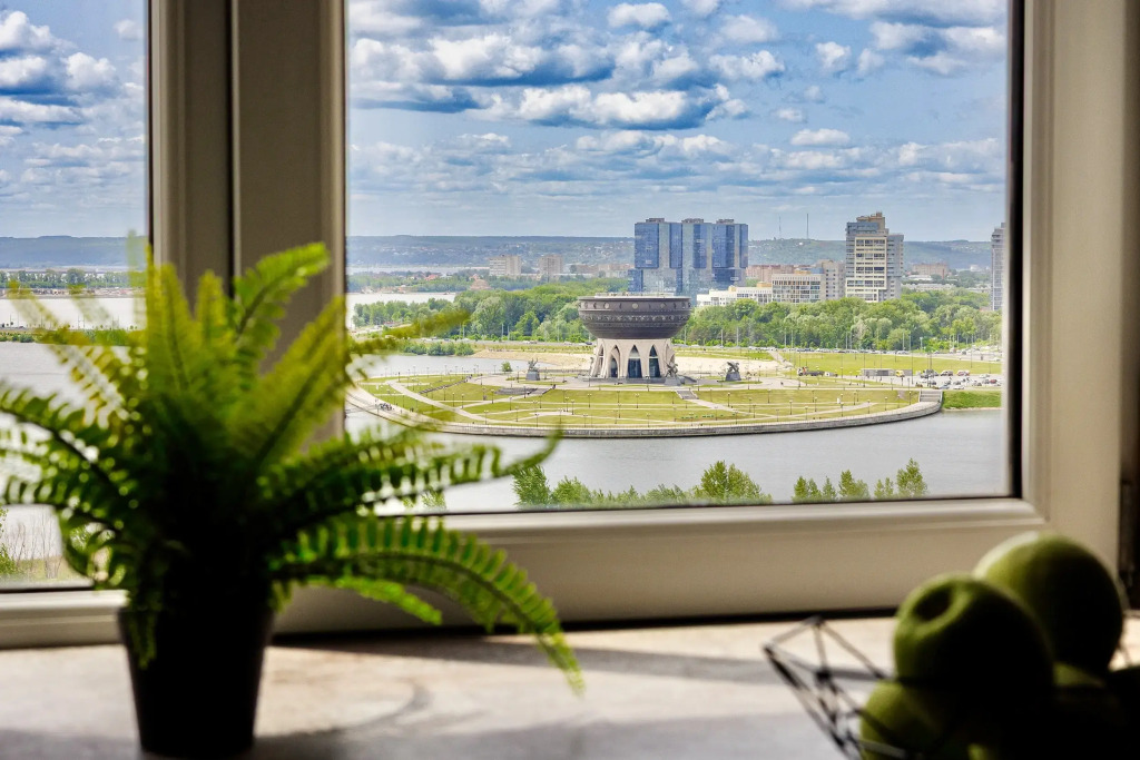 Квартира Sunvilles Евро-4к с Потрясающим Видом на Кремль и Акваторию
