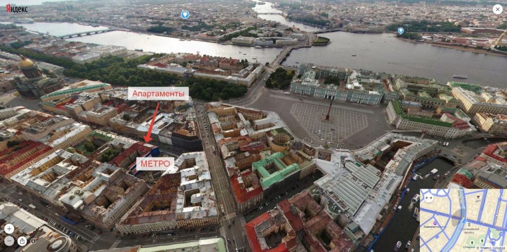 Апартаменты Sutkispb на Малой Морской 6