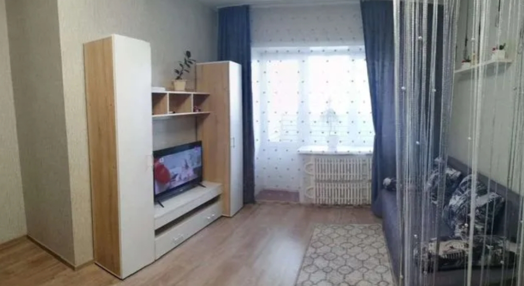 Квартира Просторная однокомнатная 52 кв. м
