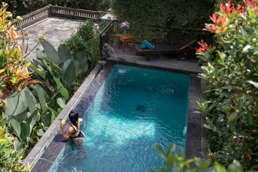 Вилла Manas Entire 2 bedr Villa Private Jungle Pool -- 5 min Central Ubud