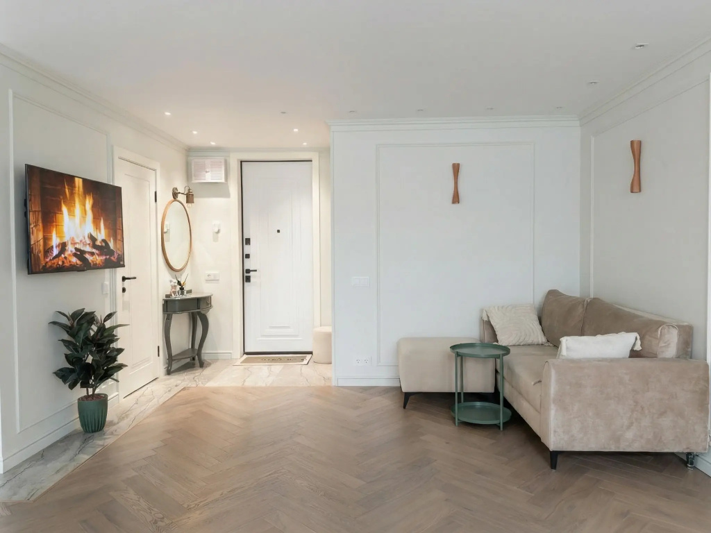 Квартира Top Rooms: Евродвушка на Саввинской набережной с видом на Москва Сити