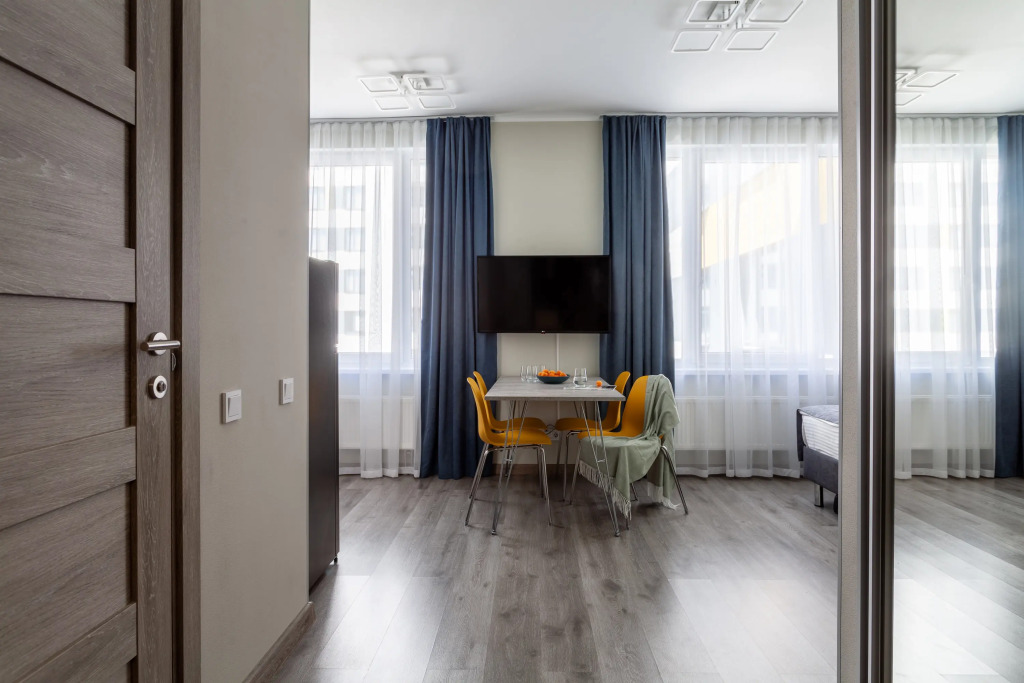 Квартира V Apartments в скандинавском стиле в 15 минутах от Пулково