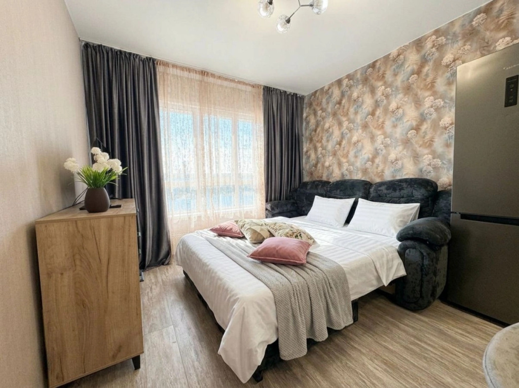 Квартира Видовая однокомнатная Атмосфера Сна у Набережной и Аквапарка