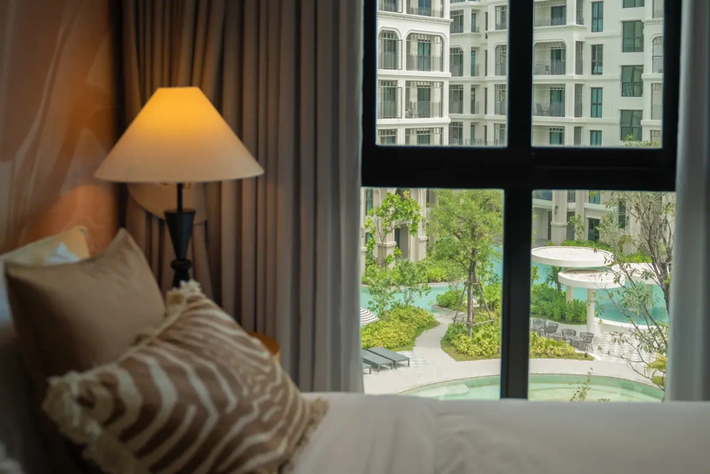 Квартира Modern 1 bdr with pool view The Title Legendary