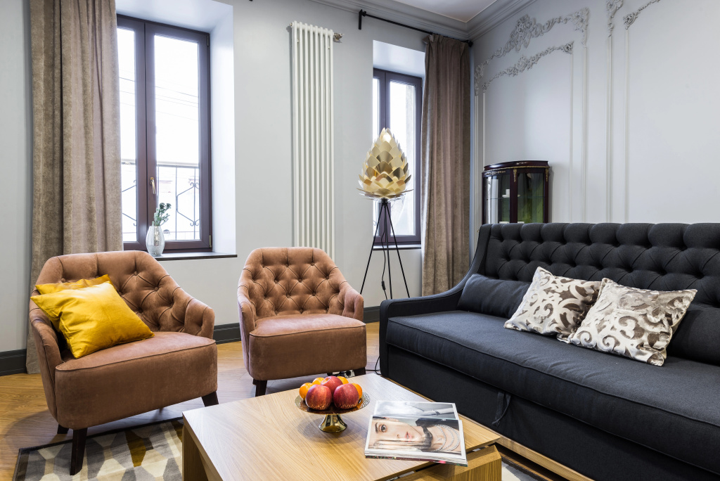 Апартаменты D apartments с 2-мя спальнями и выходом на террасу