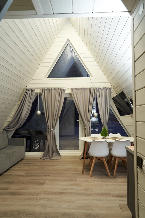 Частный дом A-Frame в лесу в 6 км от Мурманска