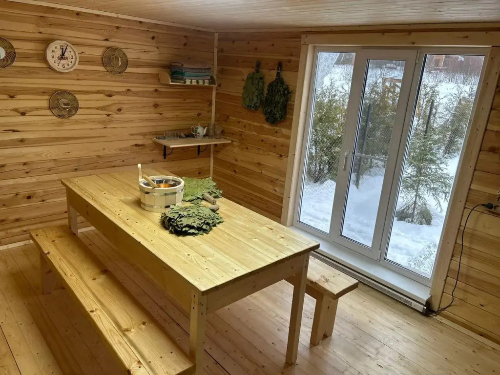 Частный Дом у Реки с Баней