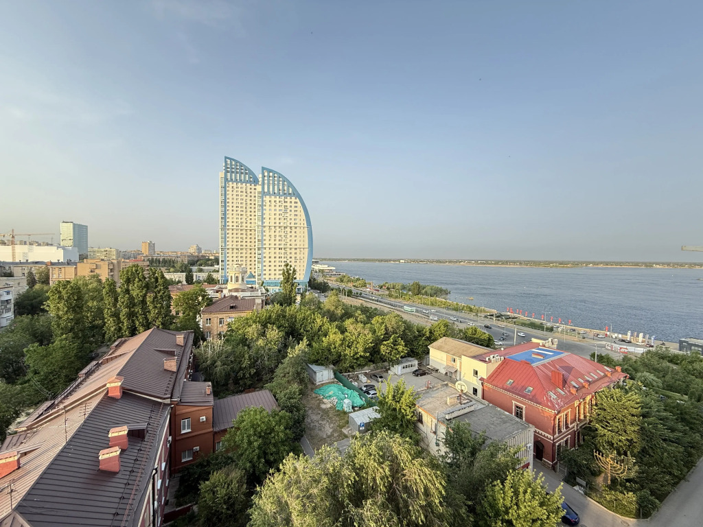 Квартира Уютная с видом на Волгу и Волжские Паруса