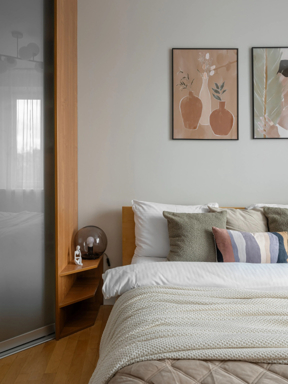 Квартира GM Apartments Стильная Трехкомнатная с балконом и видом на Патриаршие