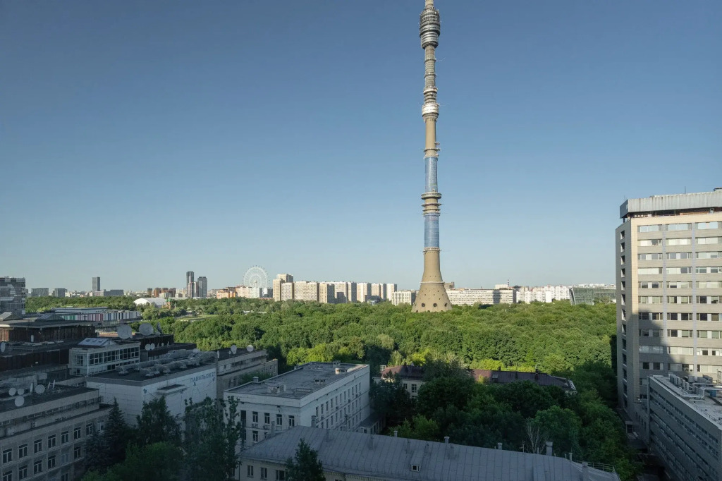 Квартира Стильная Однокомнатная в ЖК Премиум-Класса с Видом на Останкинскую Башню