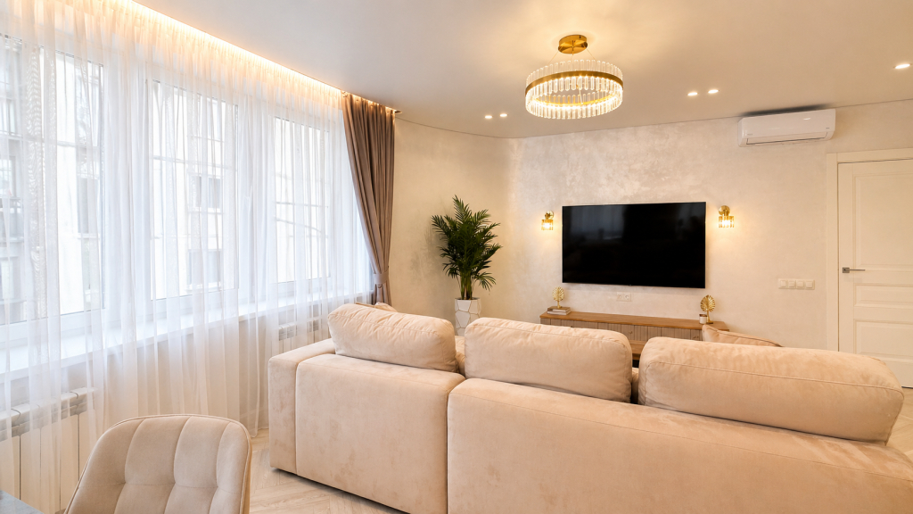 Квартира Шикарная 82 м² в центре | 2 санузла | 5 гостей