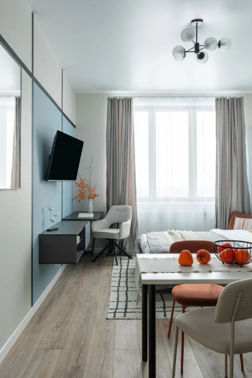 Квартира студия EasyGuest с видом на город м. Свиблово