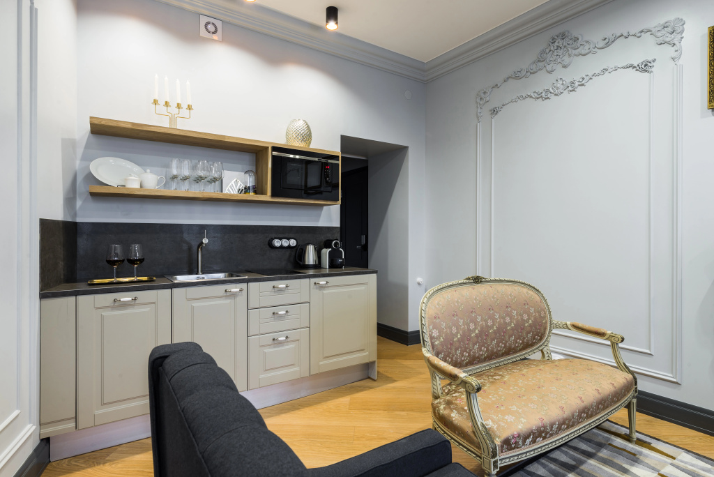 Апартаменты D apartments с 2-мя спальнями и выходом на террасу