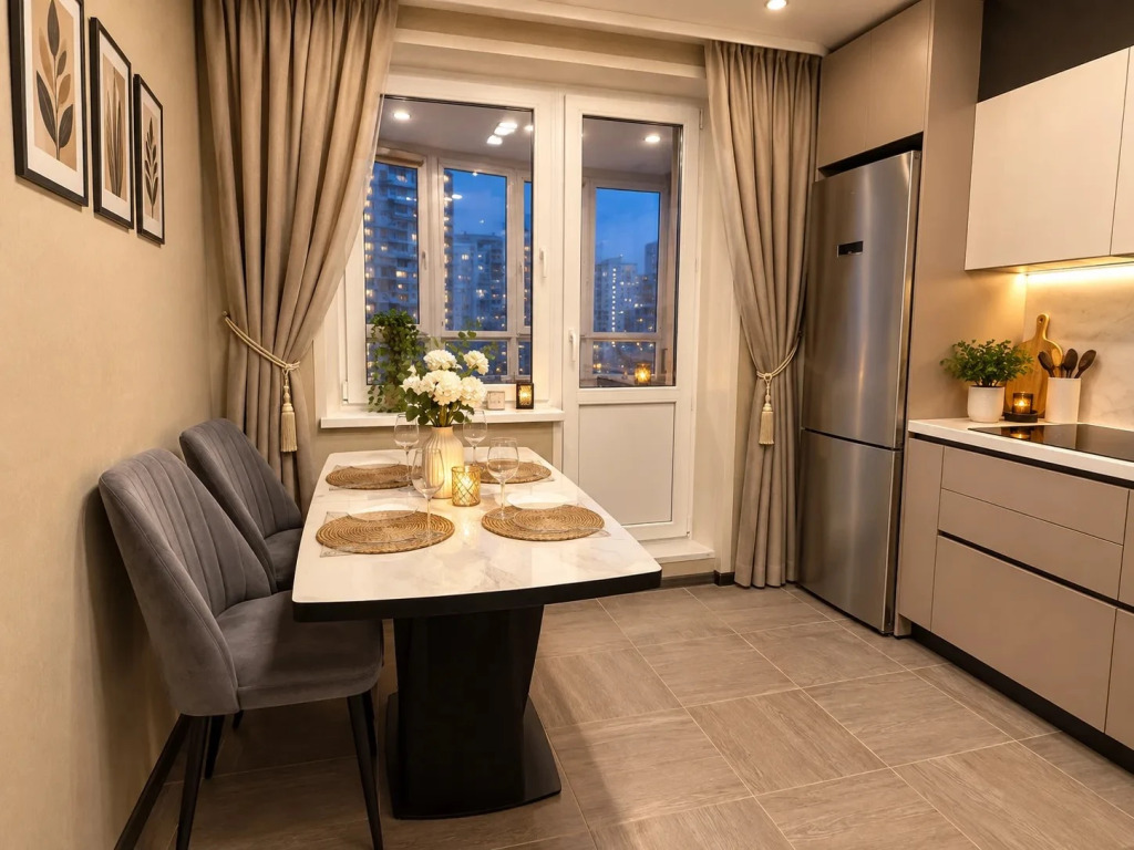 Квартира Bestflat24 с панорамным балконом