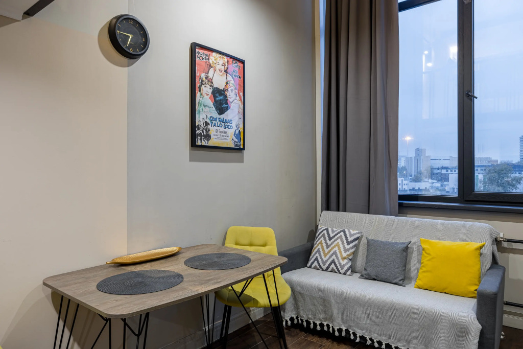 Апартаменты студия, 37 м², 3 кровати