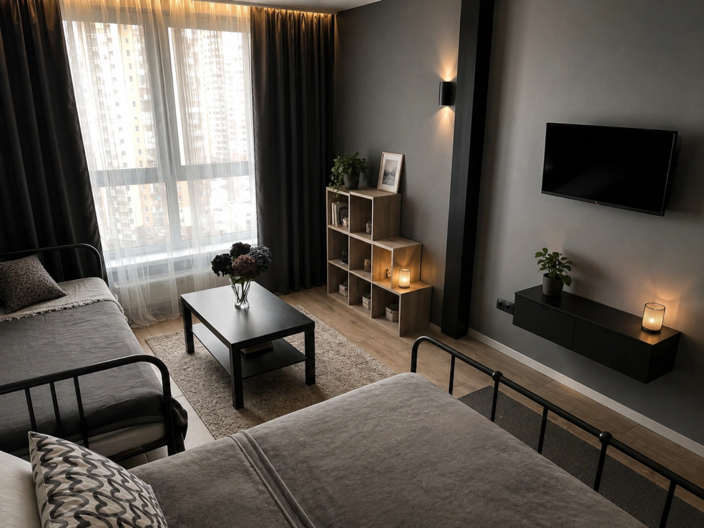 Beautiful Grey Loft