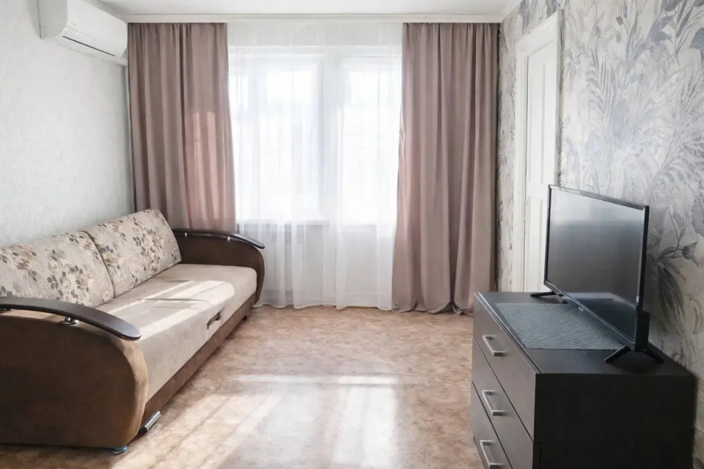 Квартира Двухкомнатная Natalie Rooms рядом с ТЦ Образцовый для 6 гостей