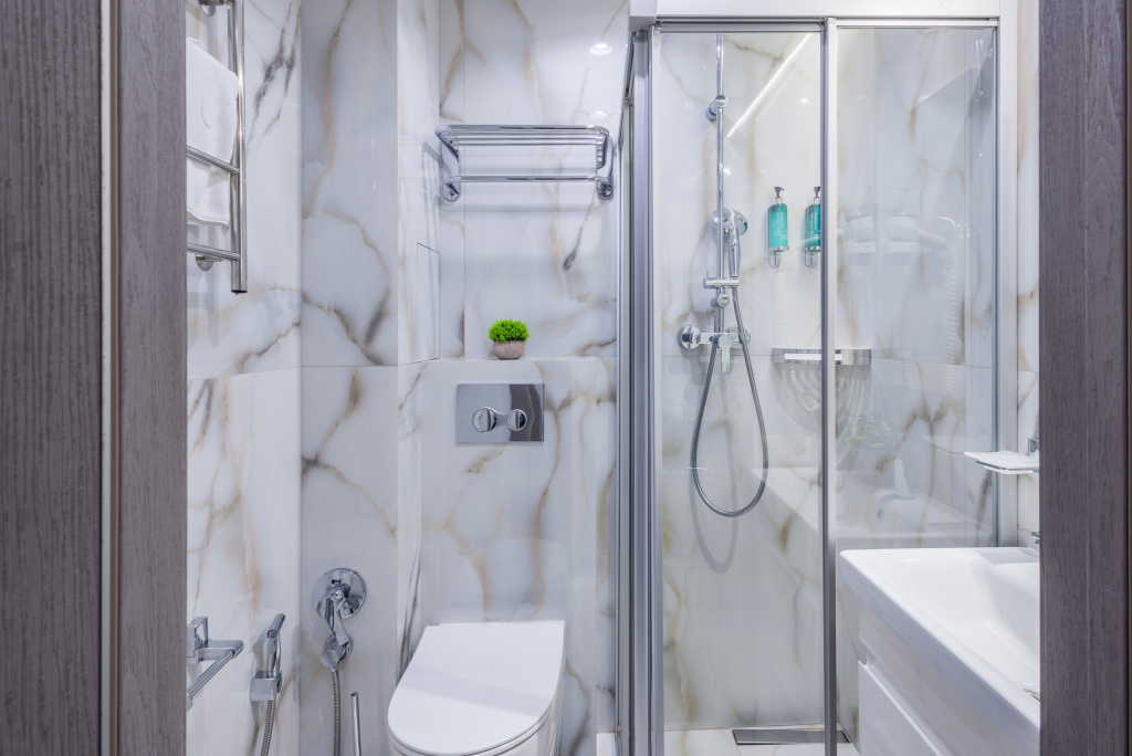 Апартаменты Mirror Family ApartAmore Студия стандарт с видом на бассейн
