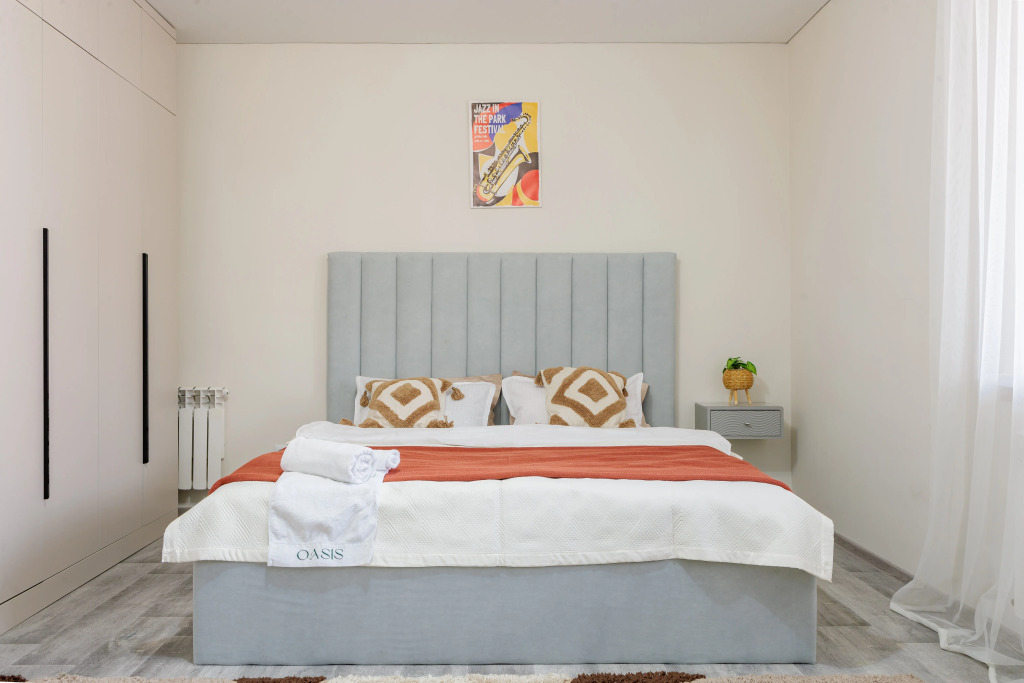 Квартира Oasis Apartments Возле Медицинских Центров В Центре Астаны