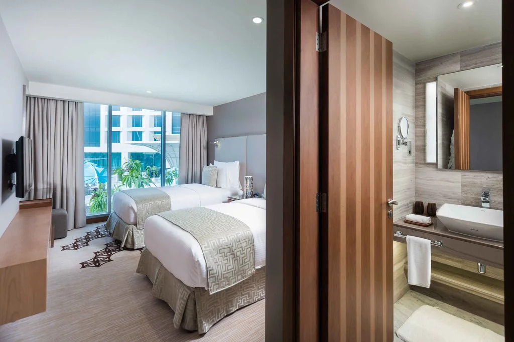 Grand Millennium Muscat Apartments and Suites connected to Mall