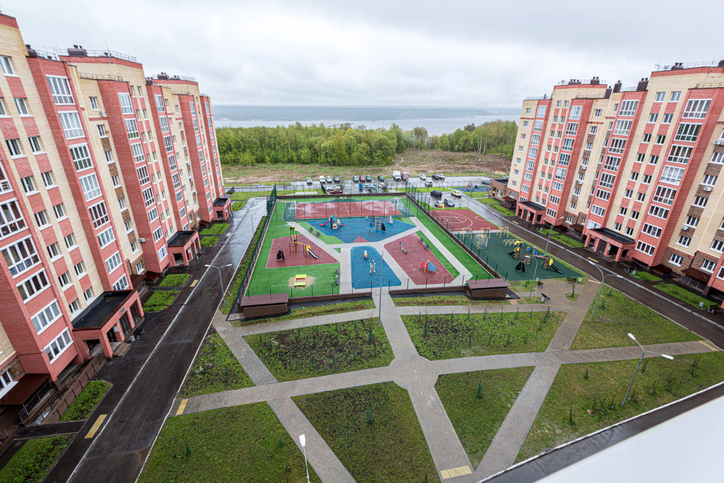 Квартира 1-к в новом мкр. на Прокопьева 11 от RentAp, 4 сп.места, 2 TV, широкая кровать