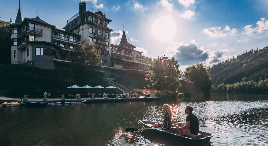 Retro Riverside Wellness Resort