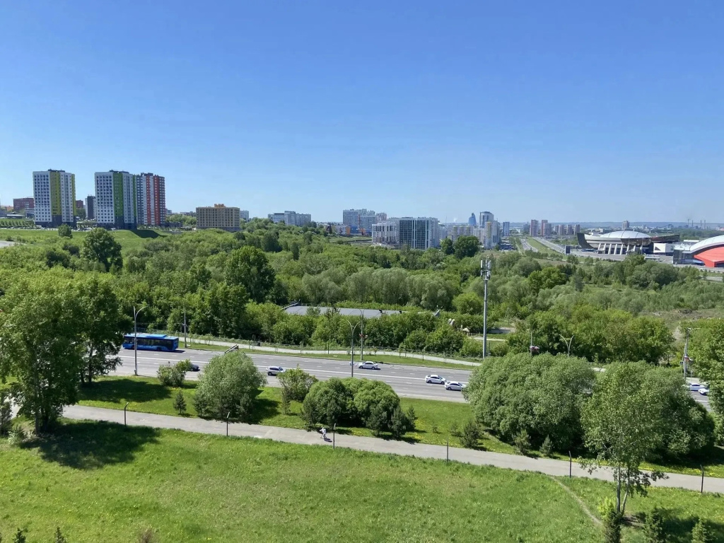 Апартаменты Сибирь House в новом доме панорамный вид на  Московскую площадь