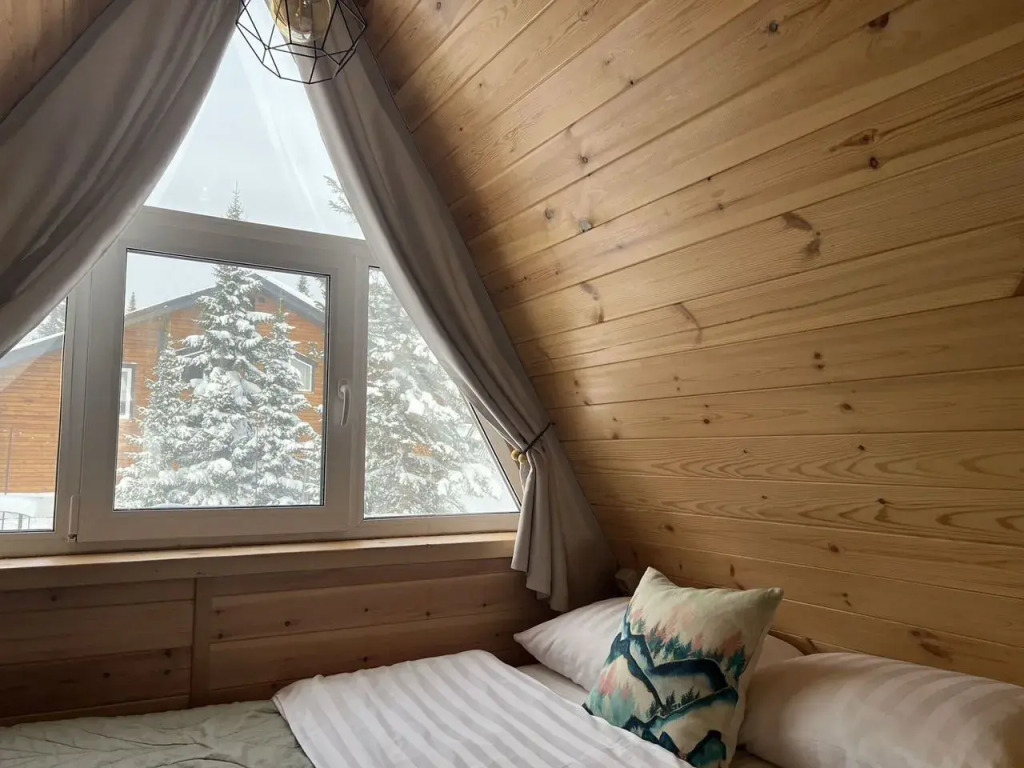 Частный дом уютный A-frame White
