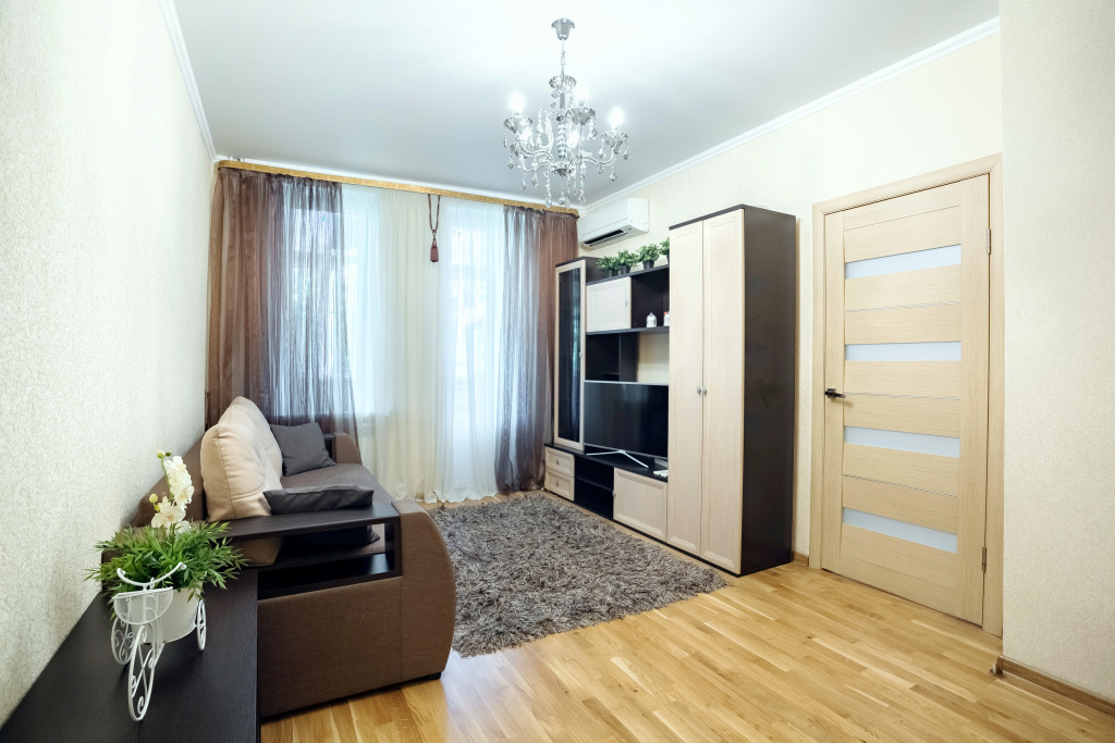 Квартира в Центре 2 Комнаты у Фонтанов до 6 Гостей с Парковкой от Про Апарт