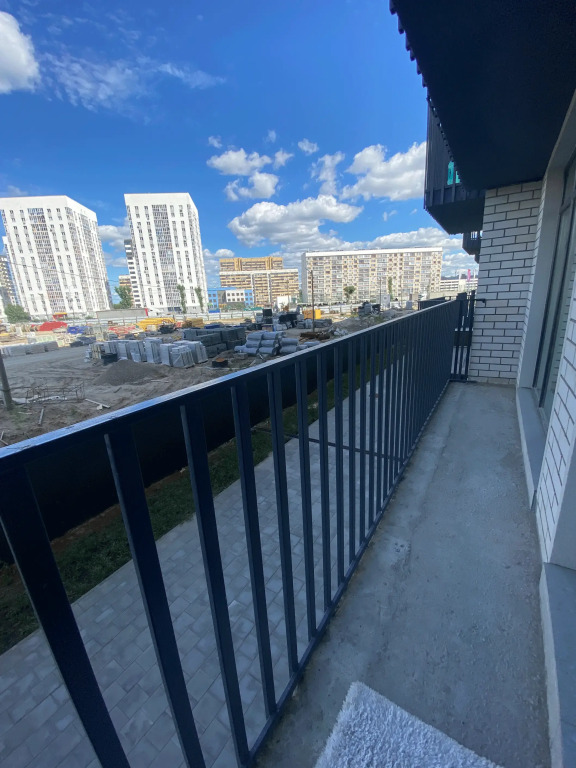 Квартира 1-к., 38,6 м², 2 кровати