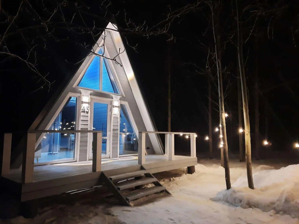 Гостевой дом уютный A-frame Свобода леса