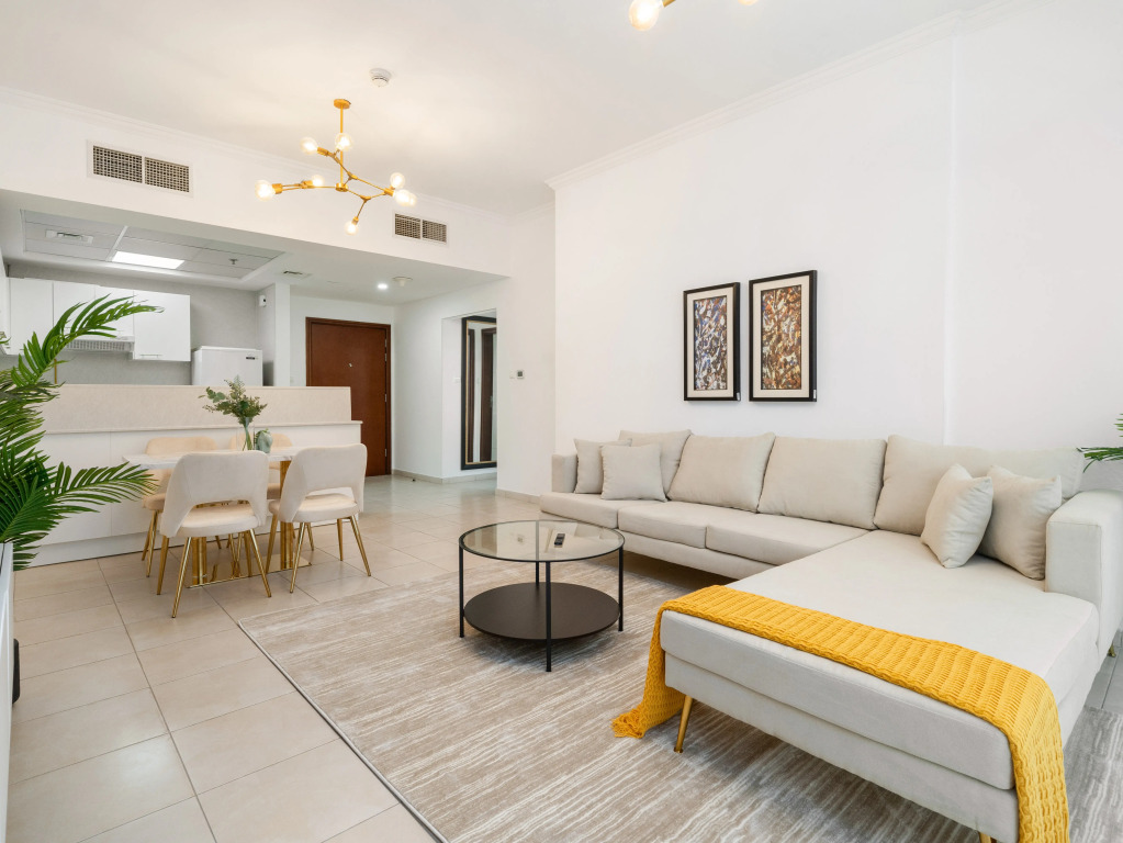 Апартаменты Upgraded Cozy 1BR-5 mins from Dubai Mall-City View